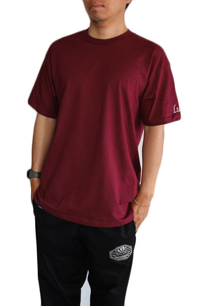 Original T-shirt [EMBROIDERY] Burgundy / Size L