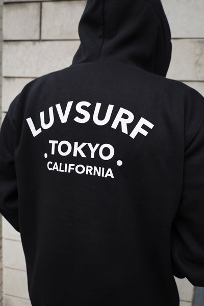 10oz Sweat Full-Zip Hoodie [LTC] (Fleece-Lined) BLACK