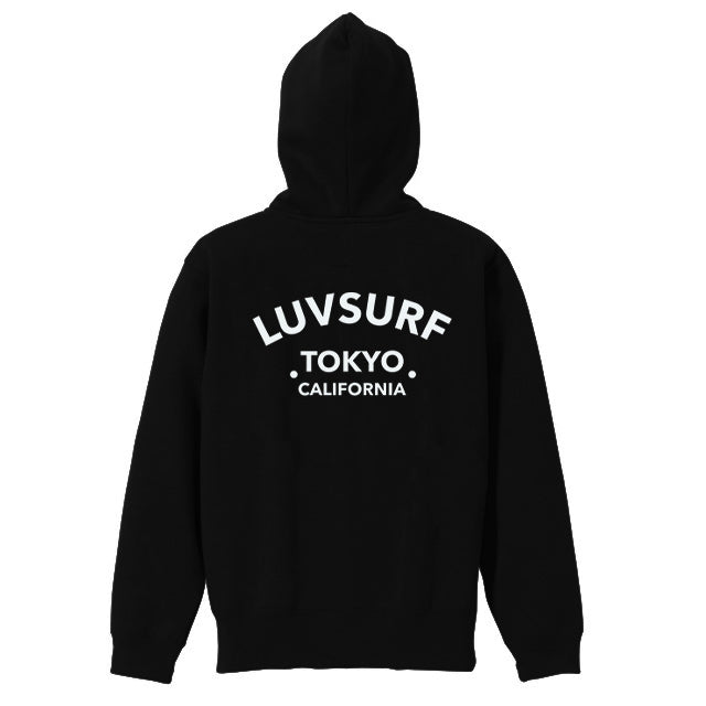 10oz Sweat Full-Zip Hoodie [LTC] (Fleece-Lined) BLACK