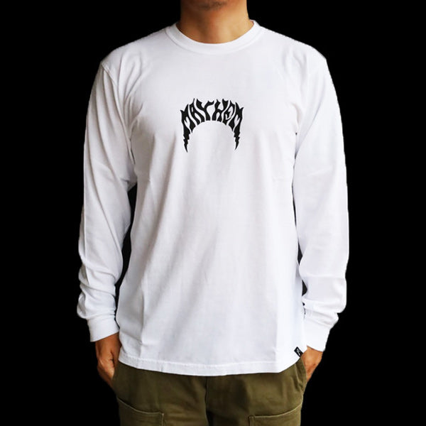 ロングスリーブTシャツ [MAYHEM BOLTS] White
