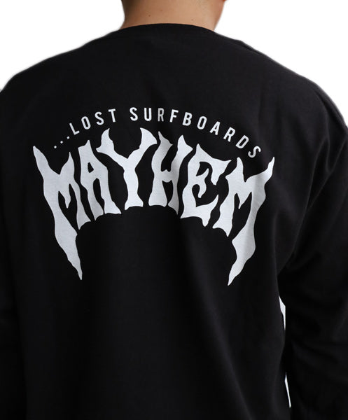 ロングスリーブTシャツ [MAYHEM DESIGN] Black – Luvsurf