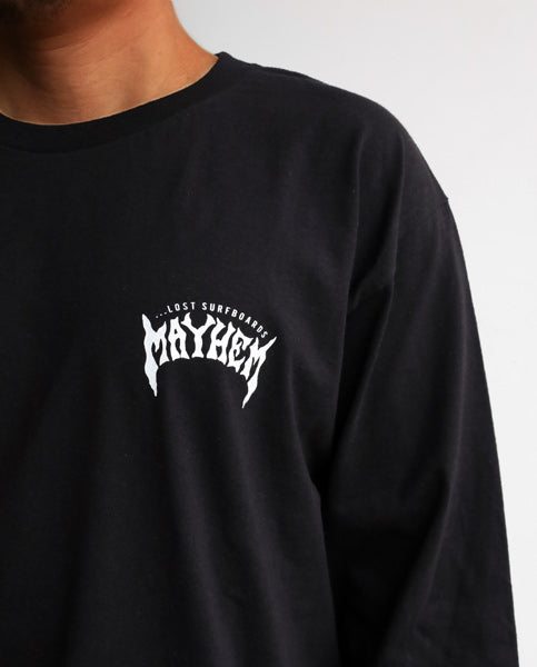 ロングスリーブTシャツ [MAYHEM DESIGN] Black – Luvsurf