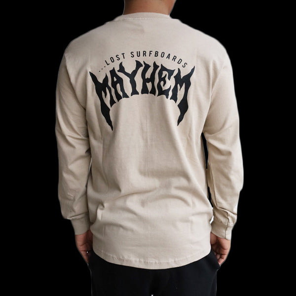 ロングスリーブTシャツ [MAYHEM DESIGN] Sand