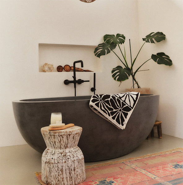 Bath Towel [CIAO ZEN] BLACK