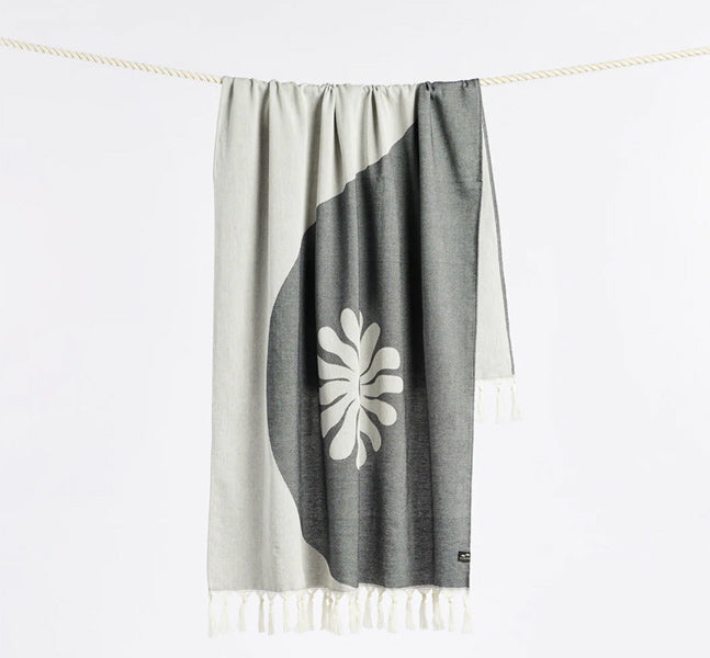 Turkish Towels [Botanical Balance] Black