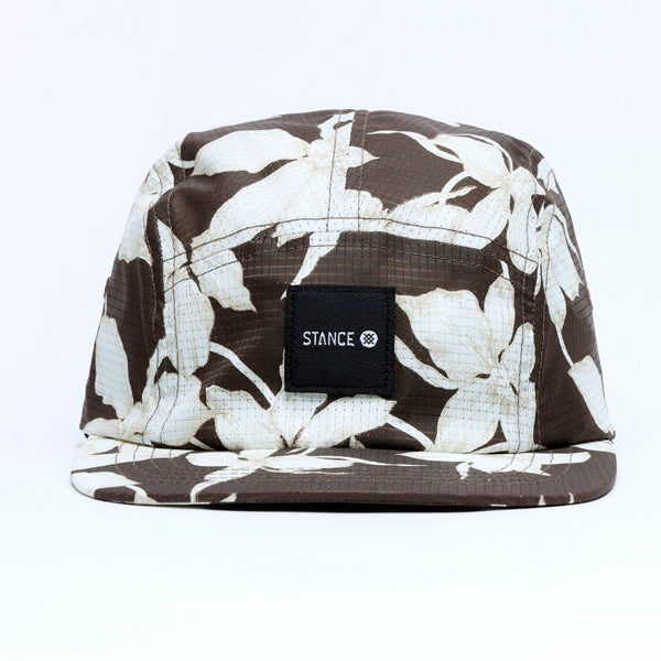 KINETIC ADJUSTABLE CAP [UNISEX] WHITE/BROWN