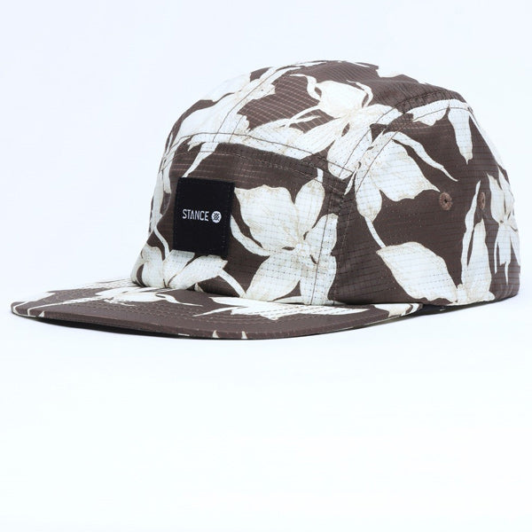 KINETIC ADJUSTABLE CAP [UNISEX] WHITE/BROWN
