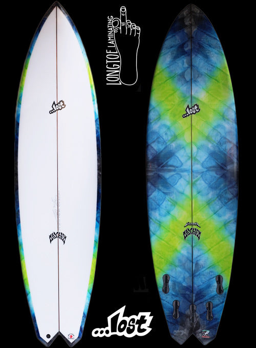 『GLYDRA』…LOST×LONGTOE "POLYESTER" USA 6'4" 35cl