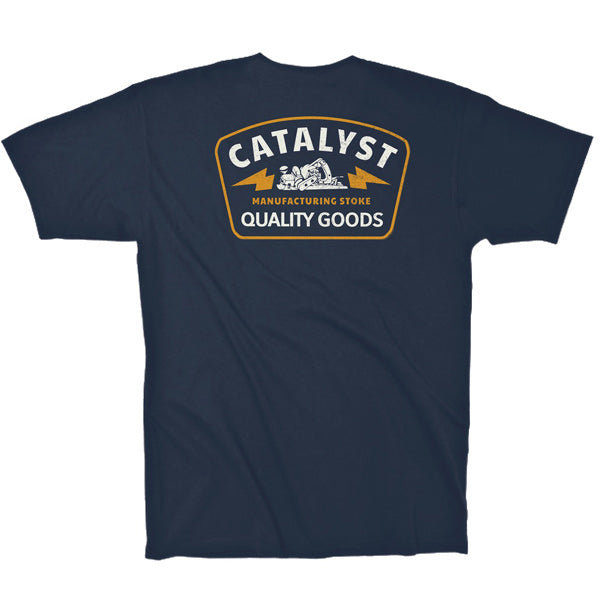 『CATALYST』Tシャツ [QUALITY GOOD] NAVY