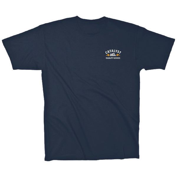 『CATALYST』Tシャツ [QUALITY GOOD] NAVY
