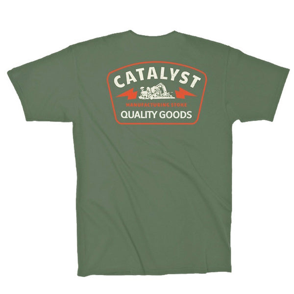 『CATALYST』Tシャツ [QUALITY GOOD] GREEN