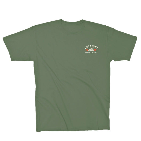『CATALYST』Tシャツ [QUALITY GOOD] GREEN
