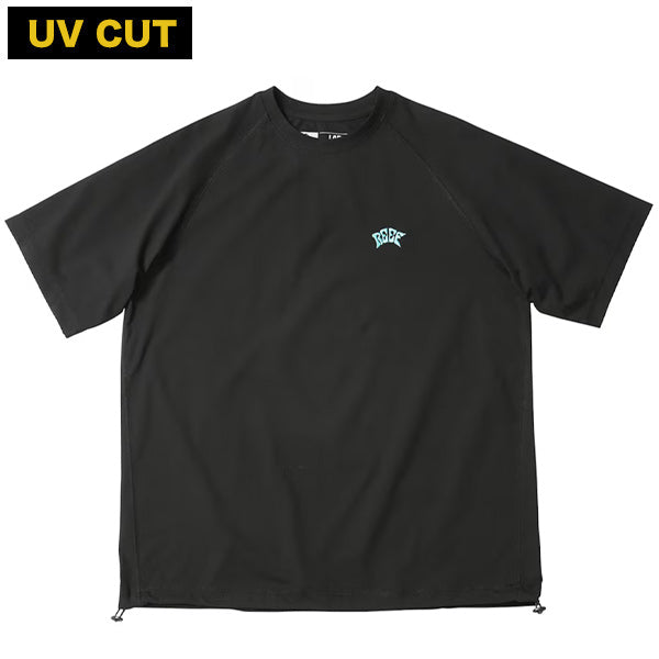 BLACK EDITION HYBRID RASHGUARD T-SHIRT / BLACK AQUA Amphibious