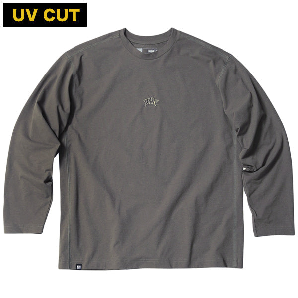 CENTER LOGO Hybrid Rashguard Long Sleeve T-Shirt / GREIGE Amphibious Mサイズ