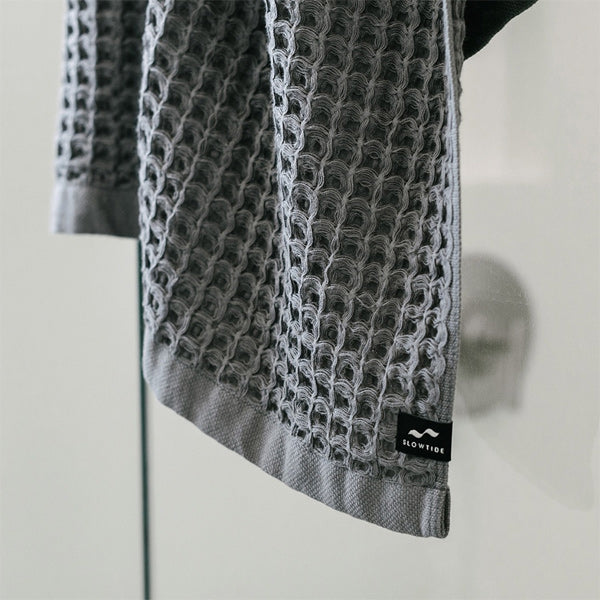 Waffle Hand Towel [Guild] Charcoal