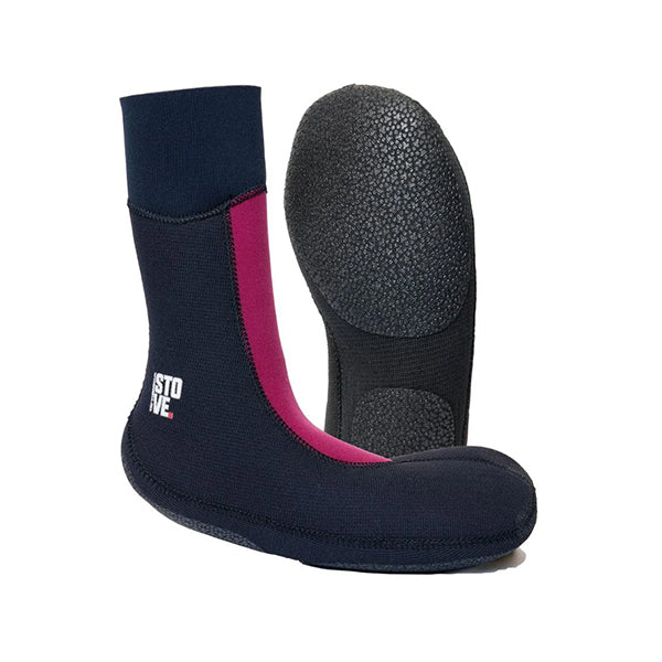 2.5mm ストーブ ライトソックス マグマコア起毛：ラウンド