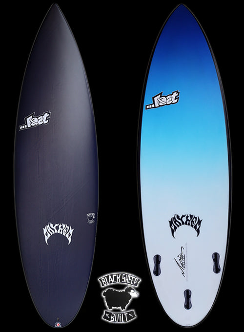 『3.0 STUB DRIVER』THUMB Tail  "BLACK SHEEP BUILT" Faded airbrush Blue to Clear