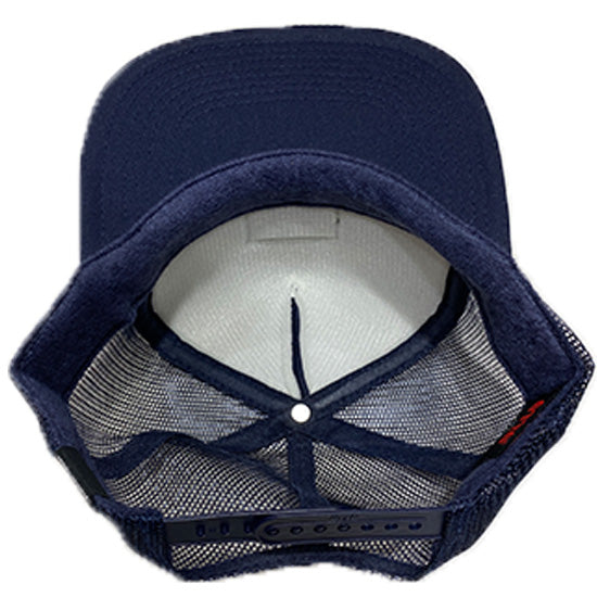 Flat visor mesh cap [Affected] Navy – Luvsurf