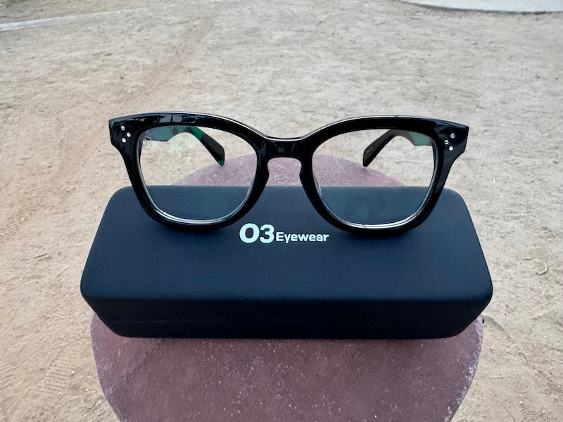 [LOW TIDE] Photochromic Lenses Gloss Black / Emo Blue