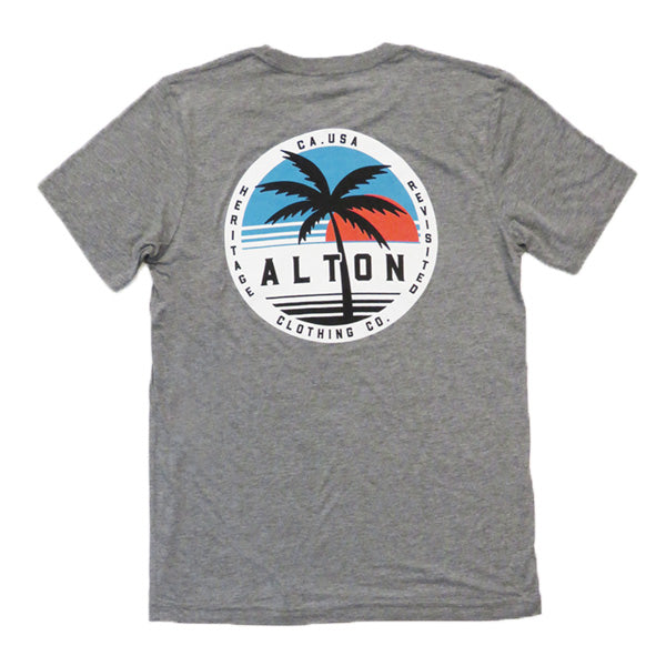 『ALTON』T-shirt [ILLUSION] GREY / L size