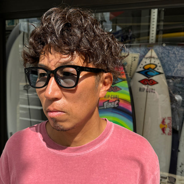[LOW TIDE] Photochromic Lenses Gloss Black / Emo Blue