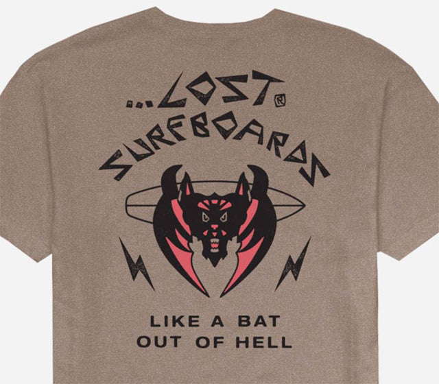 Tシャツ  [Bat Wings Vintage Dye Tee] Portabella