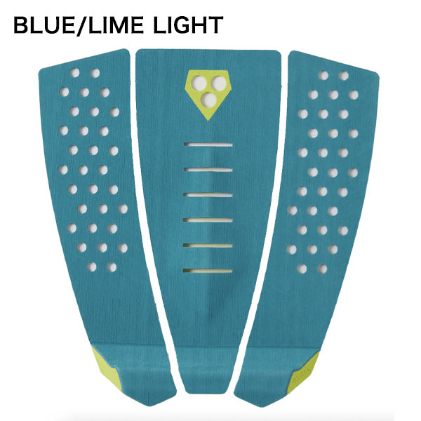 トラクションパッド [THREE] SKINNY SERIES BLUE/LIME LIGHT
