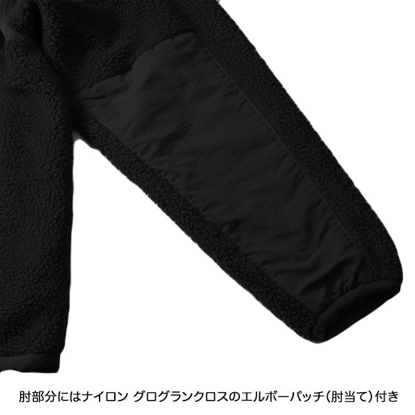 Sheepskin Boa Fleece Full-Zip Parka [LTC] (Lined) Black