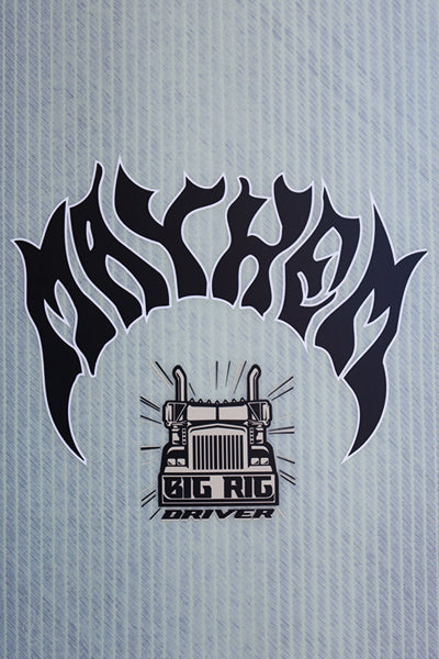 『BIG RIG DRIVER』Futures Fin "BLACK SHEEP BUILT"：TOXIC テクスチャー