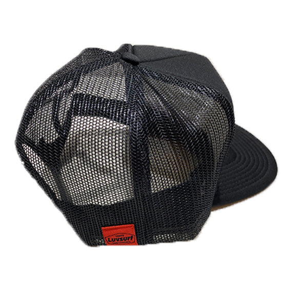 フラットバイザーメッシュキャップ [Affected] ブラック – Luvsurf