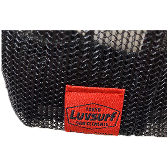 フラットバイザーメッシュキャップ [Affected] ブラック – Luvsurf