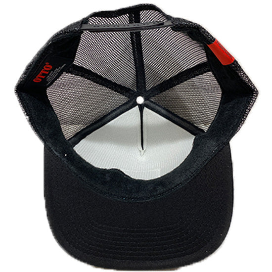 Flat visor mesh cap [Affected] Black