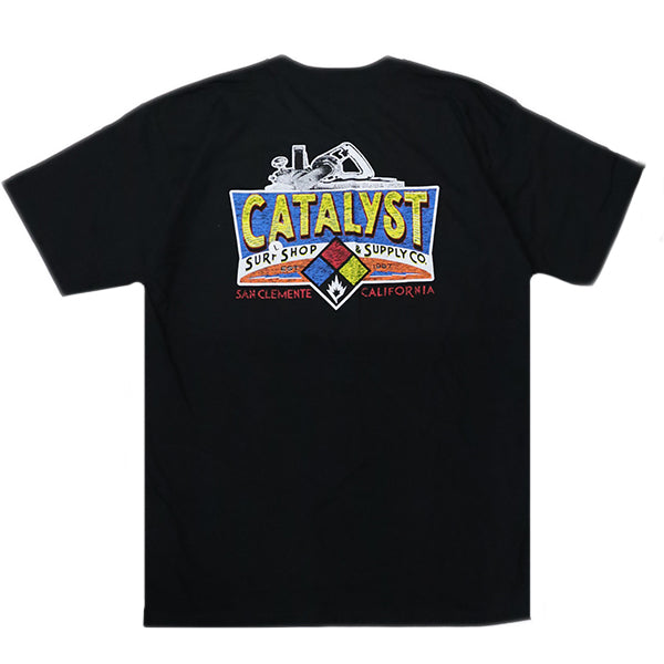 "CATALYST" T-shirt [BASHAMS] BLACK