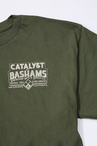 "CATALYST" T-shirt [BASHAMS] Military