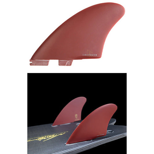 CHRISTENSON / PG KEEL FIN / BLOOD RED