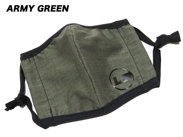 NNE シートマスク「黒、緑」 ZAN headgear] Neoprene Half Face Mask フェイスマスク