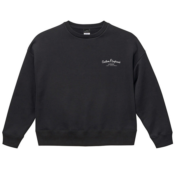 10oz Oversized Crew Neck Sweatshirt [Custom Surfboards] (Fleece Lined)