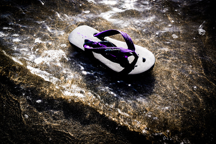 Sandals BLACK/PURPLE 24cm