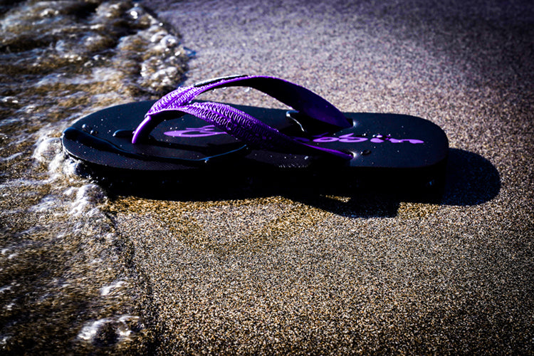 Sandals BLACK/PURPLE 24cm