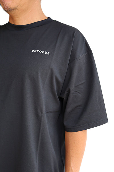 サーフTシャツ [OCTOPUS] BLACK 水陸両用