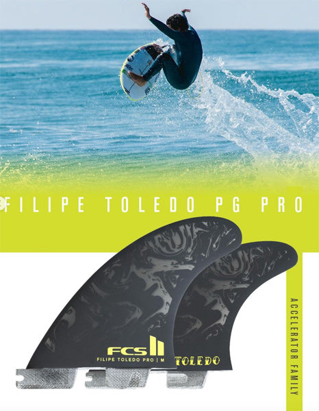 ＜新品・送込＞ FCSⅡ FT フィリペ・トレード PG PROトライフィン M FT-PG PRO / TRIフィン[FILIPE TOLEDO] M・L – Luvsurf