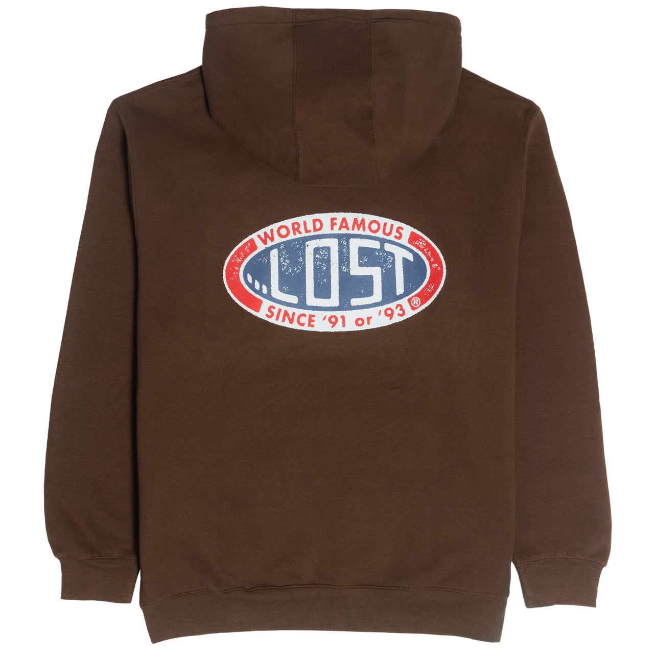 "LOST" GARAGE HOODIE / CHESTNUT