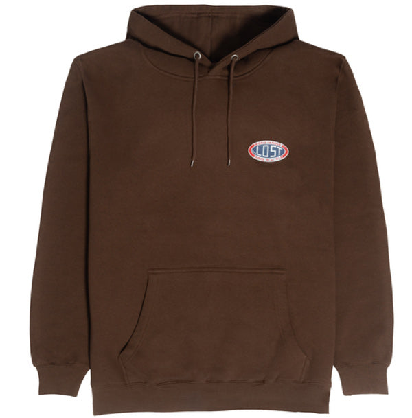 "LOST" GARAGE HOODIE / CHESTNUT