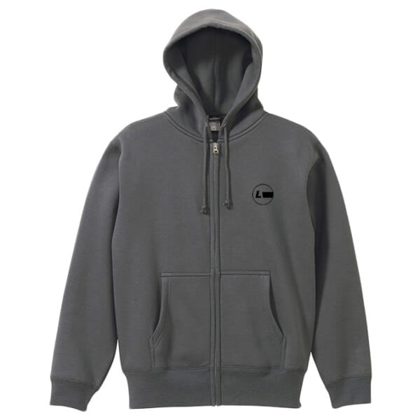 10oz スウェットフルジップパーカ [High Brand] CEMENT / XLサイズ