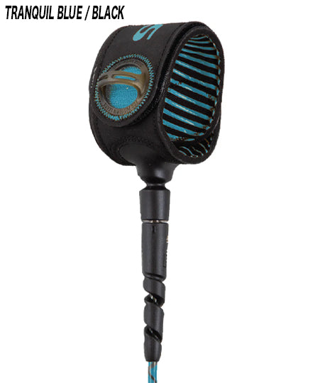 リーシュ 7′ ALL ROUND [FREEDOM HELIX LEASH] TRANQUIL BLUE / BLACK