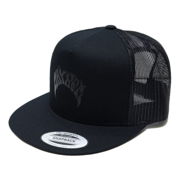『MAYHEM』フラットバイザー TRUCKER CAP / BLACK
