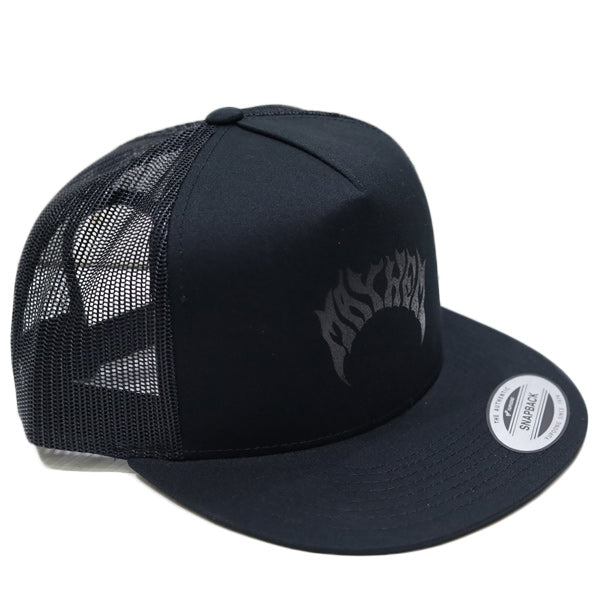 『MAYHEM』FLAT VISOR TRUCKER CAP / BLACK