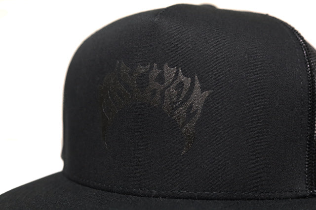 『MAYHEM』FLAT VISOR TRUCKER CAP / BLACK