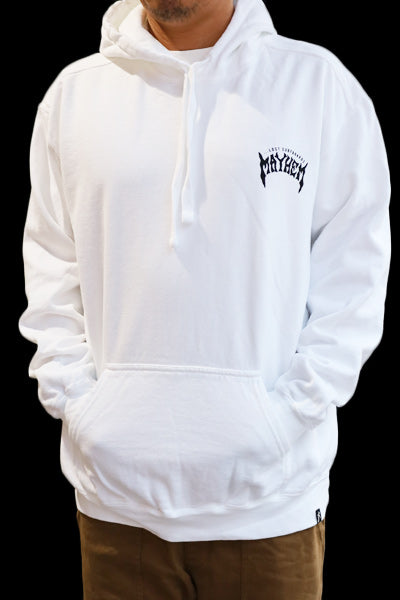 Pullover hoodie [MAYHEM DESIGN] WHITE