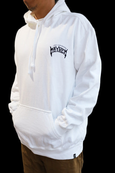 Pullover hoodie [MAYHEM DESIGN] WHITE
